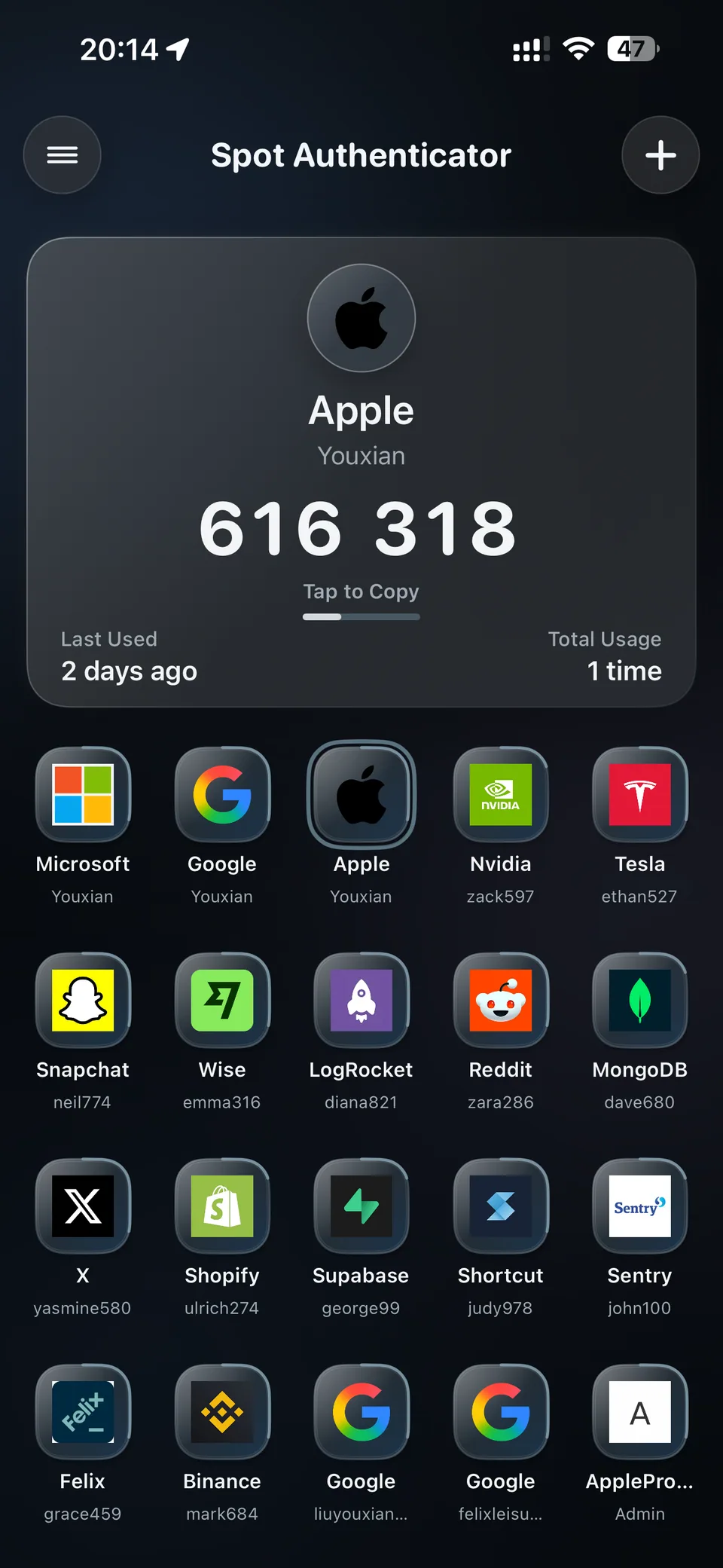 Liquid Glass — Spot Auth v1.1.0